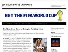 Tablet Screenshot of bet-the-world-cup.com